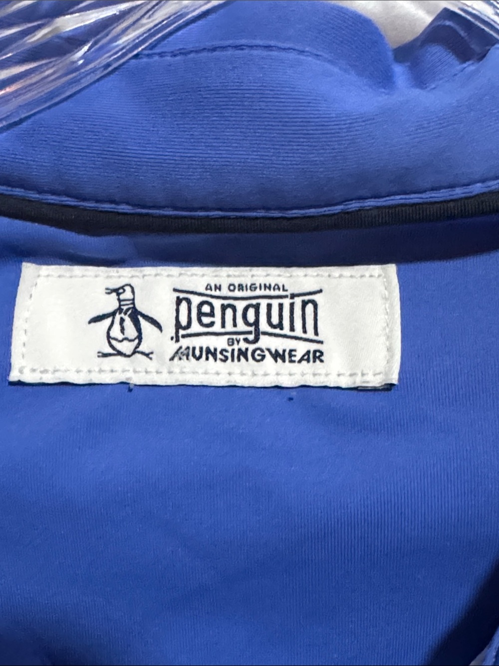Penguin Blue Golf-Print Short Sleeve Polo Shirt - Picture 2 of 8